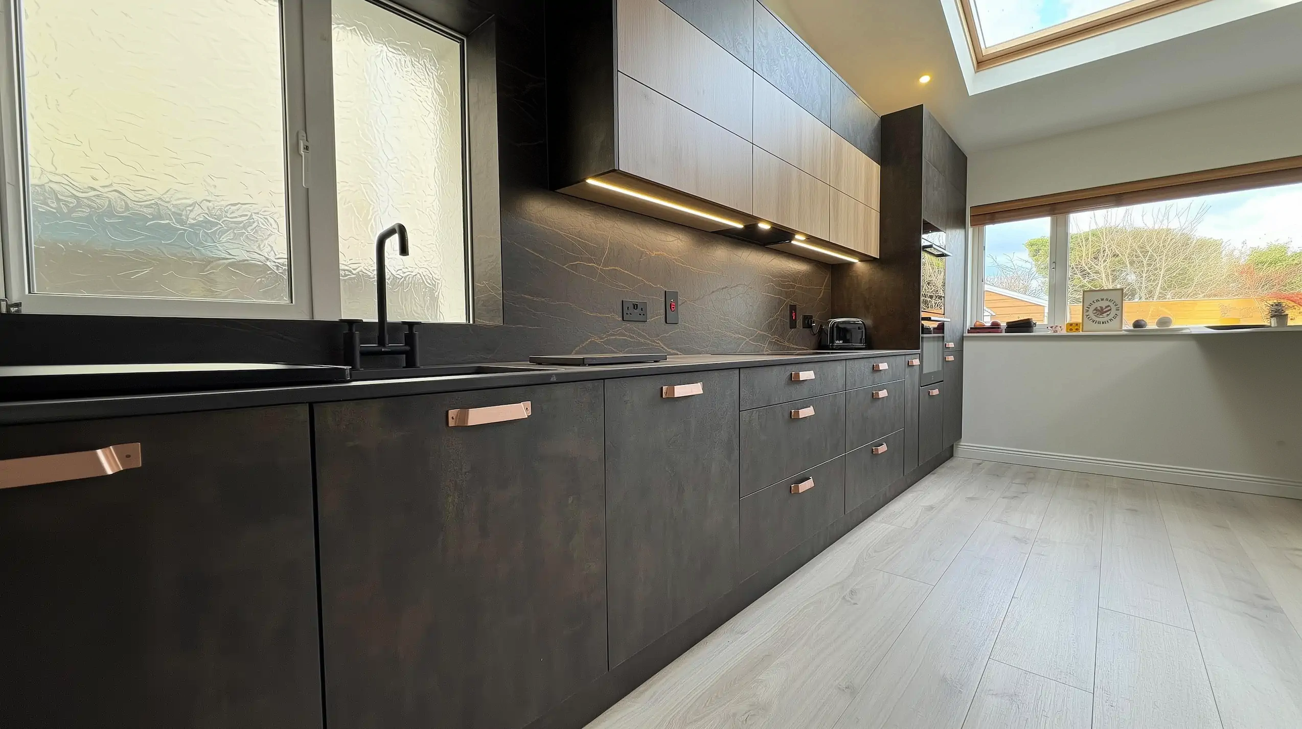 Bespoke fitted kitchen designed and installed by Creo Interiors in Kildare